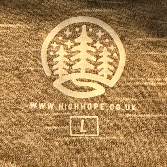 High Hope Organic Cotton Graphic Hoodie Men’s L - Picture 8 of 11